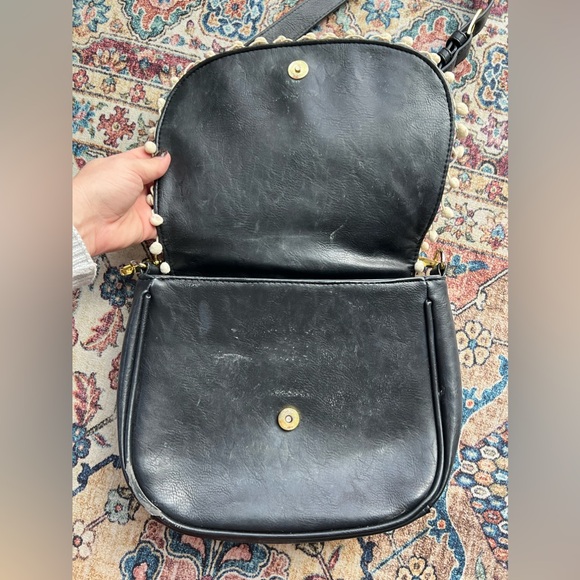 Disney Boutique faux leather bohemian pompom crossbody purse - Picture 7 of 8